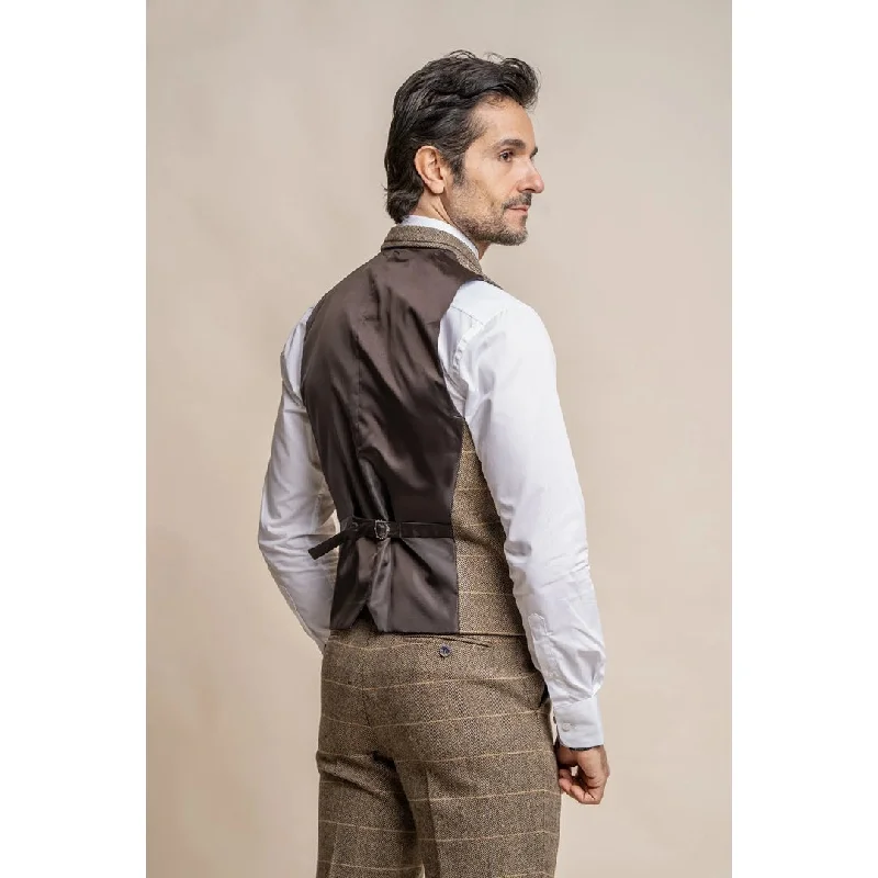 albert-mens-tweed-check-tan-waistcoat