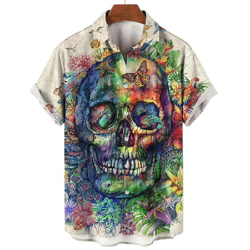 aloha-skull-t-shirt