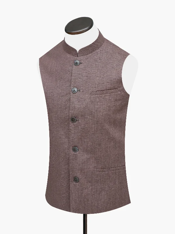 chestnut-brown-linen-waistcoat