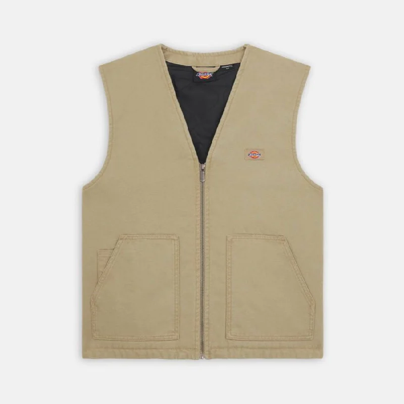 Duck Canvas Gilet Vest Desert Sand