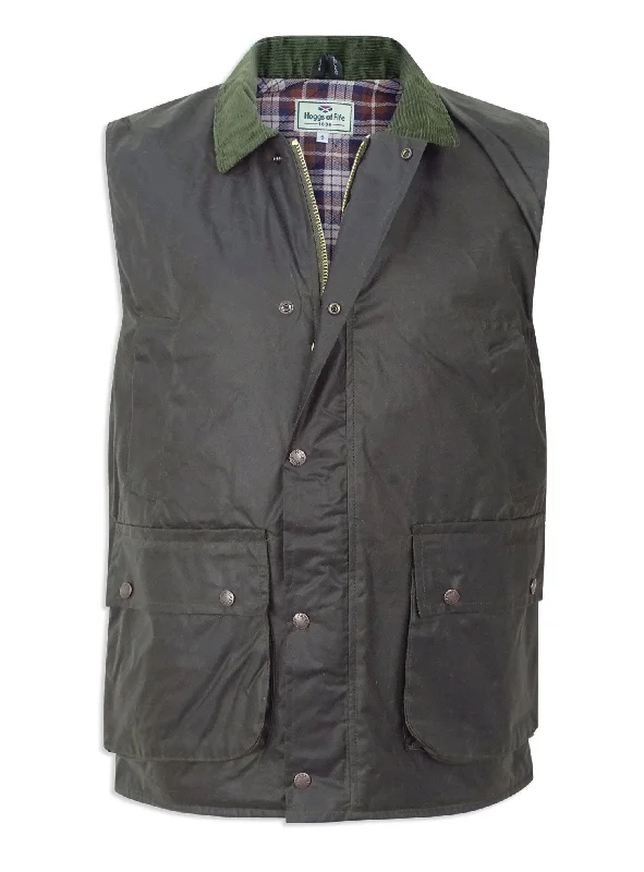 Hoggs of Fife Waxed Waistcoat