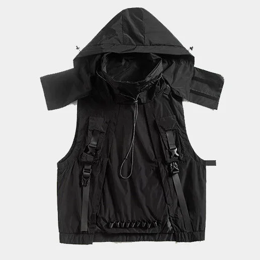 Hooded Techwear Vest