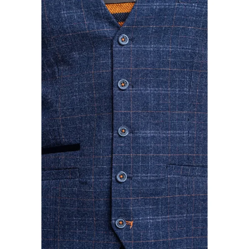 kaiser-mens-mens-tweed-check-blue-waistcoat