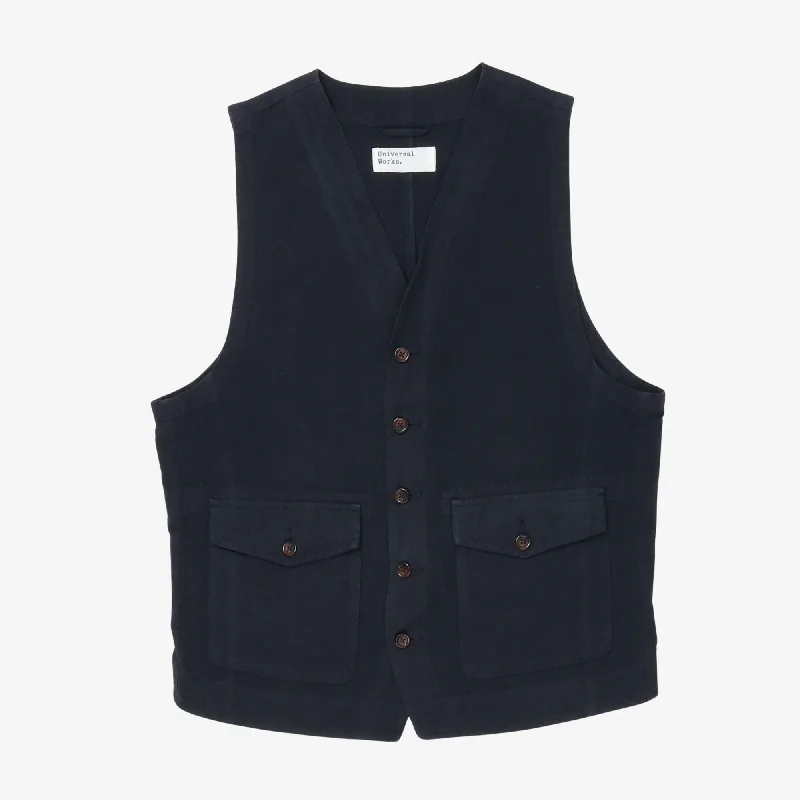 Linen Mix Waistcoat