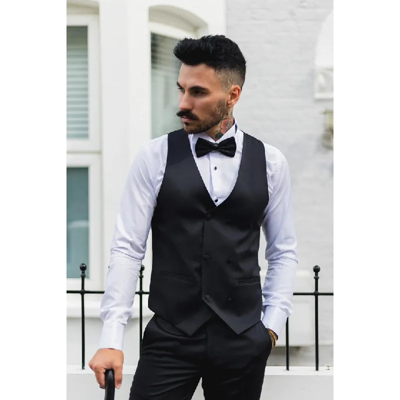 mens-black-satin-double-breasted-waistcoat