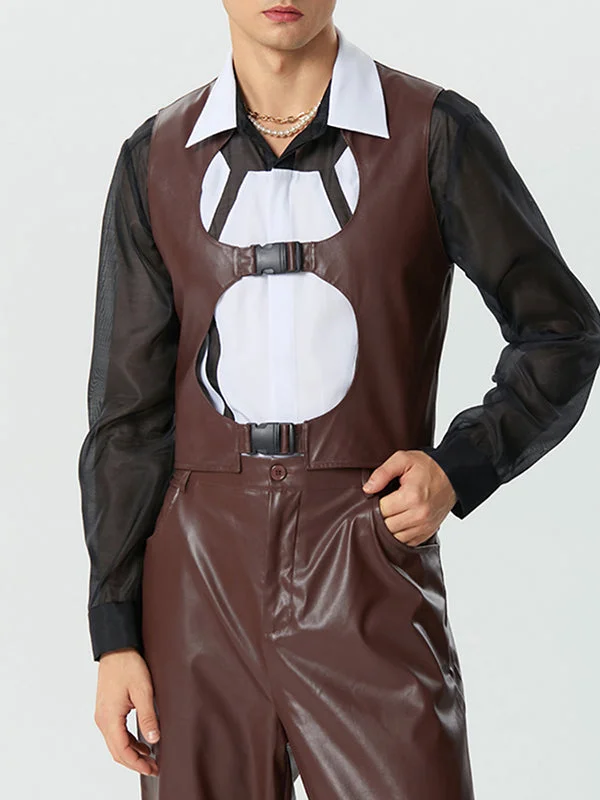 mens-cutout-buckle-design-faux-leather-waistcoat-skuk32365