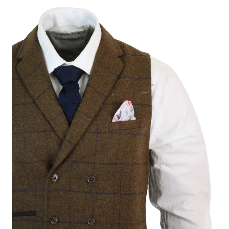 mens-double-breasted-herringbone-tweed-vintage-check-waistcoat