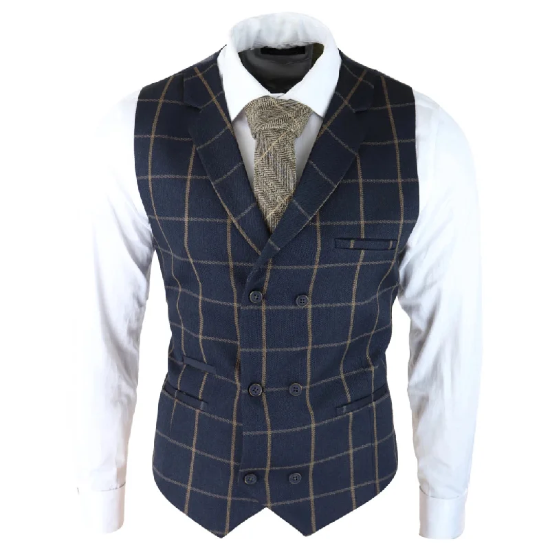 mens-double-breasted-herringbone-tweed-vintage-check-waistcoat