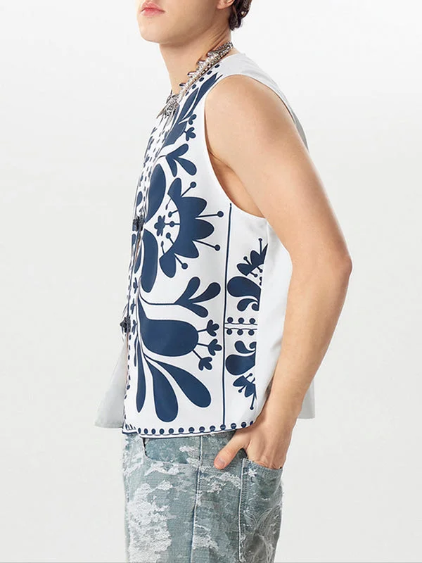 mens-floral-print-frog-button-sleeveless-waistcoat-skuk44882