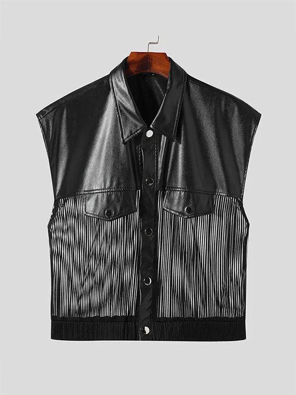 mens-pu-leather-striped-chiffon-patchwork-waistcoat-skuk25670