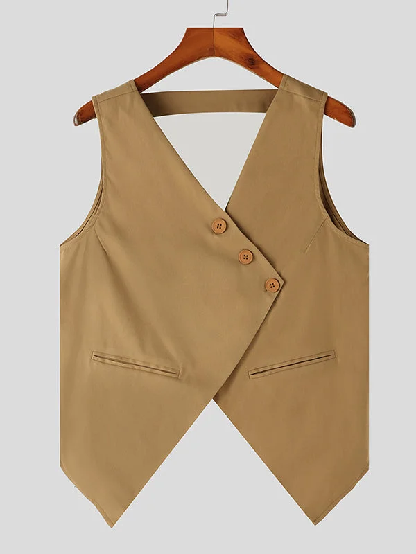 mens-solid-cutout-back-sleeveless-waistcoat-skuk16232