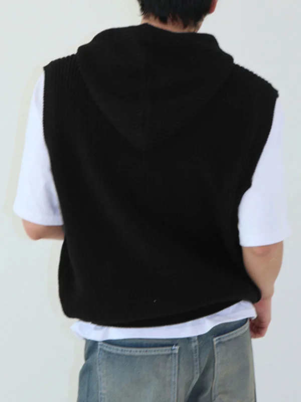 mens-solid-knit-sleeveless-hooded-waistcoat-skuk27713