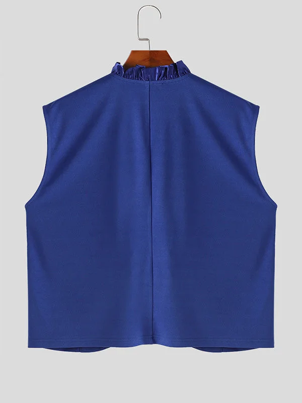 mens-solid-ruffle-neckline-casual-waistcoat-skuk52499