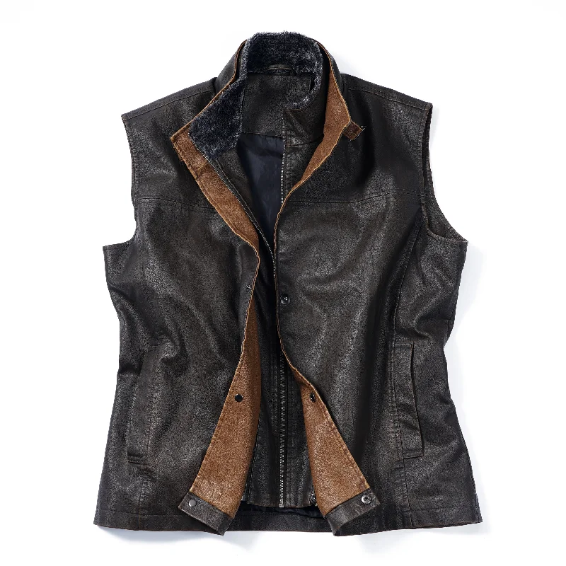 2023 MEN'S VINTAGE DOUBLE LAYER COLLAR LAPEL VEST