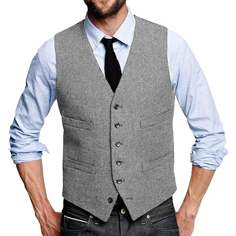 mens-vintage-herringbone-single-breasted-suit-vest-99735900m