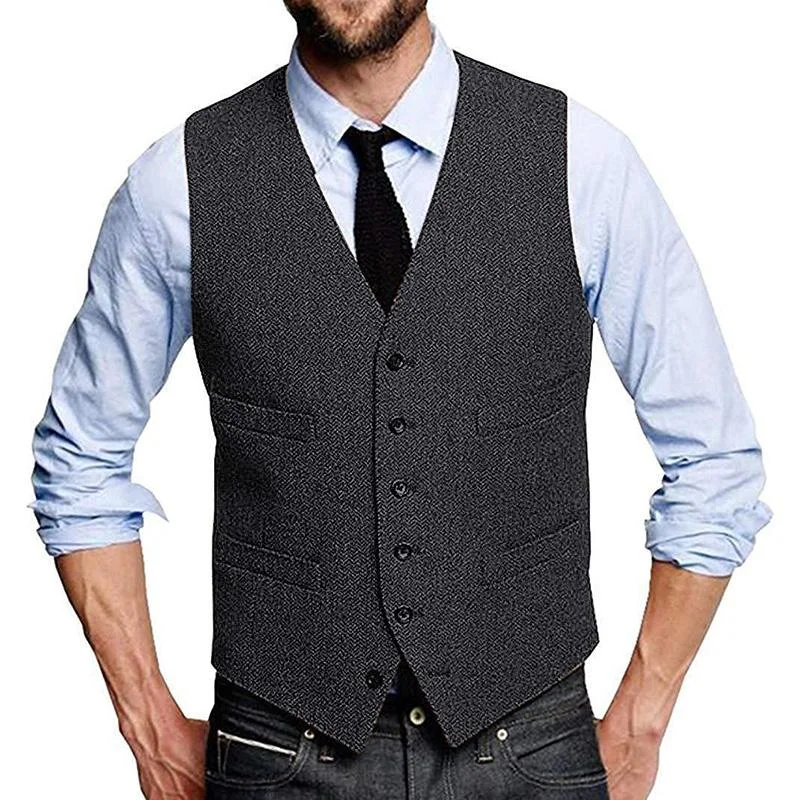 mens-vintage-herringbone-single-breasted-suit-vest-99735900m