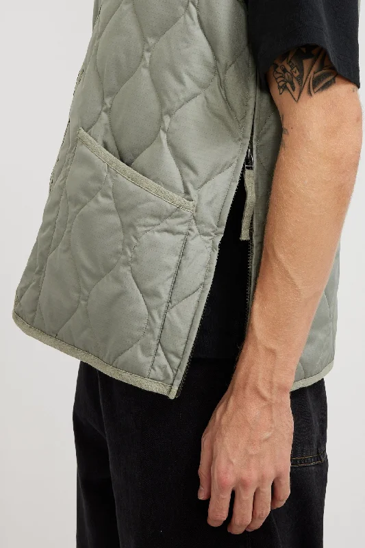 military-zip-v-neck-down-vest-dark-sage-green