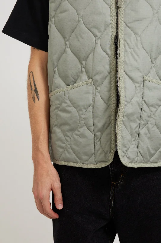 military-zip-v-neck-down-vest-dark-sage-green