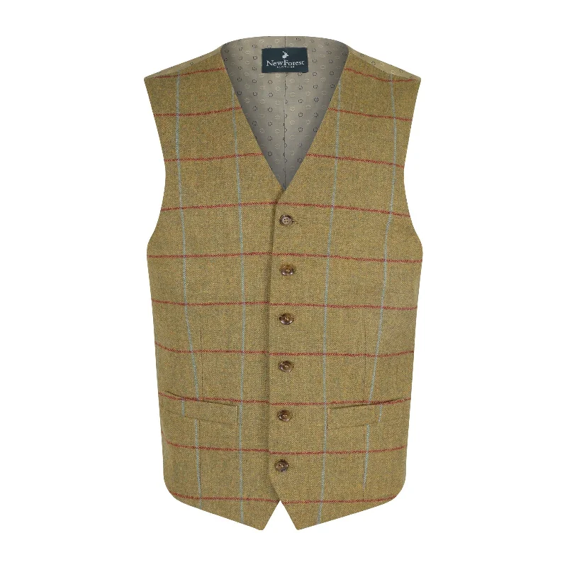 New Forest Premium 100% Wool Tweed Waistcoat