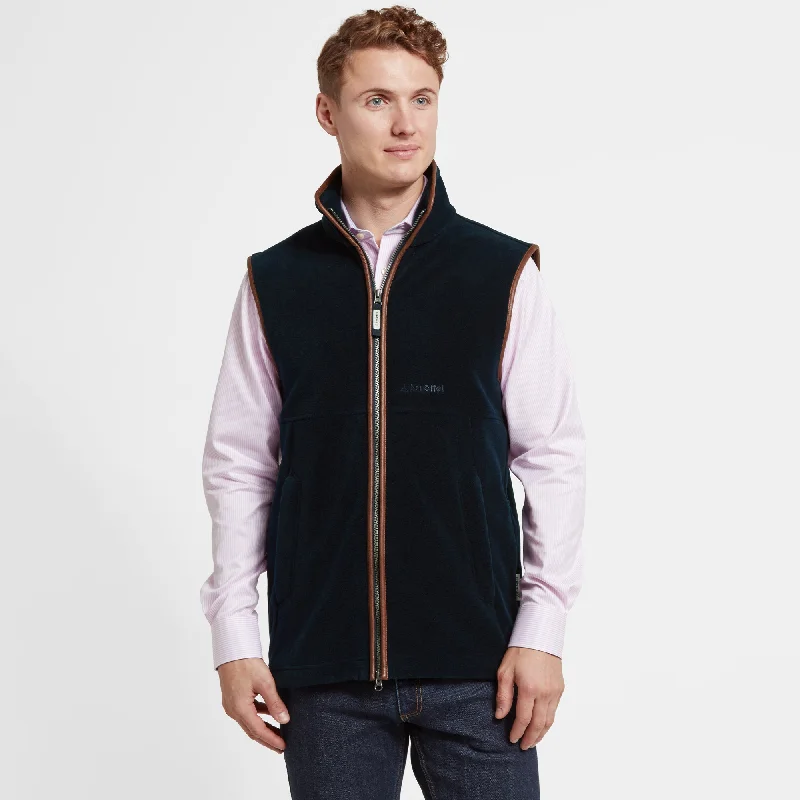 Schoffel Oakham Fleece Gilet Navy