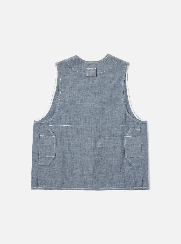 universal-works-marine-gilet-in-indigo-chambray