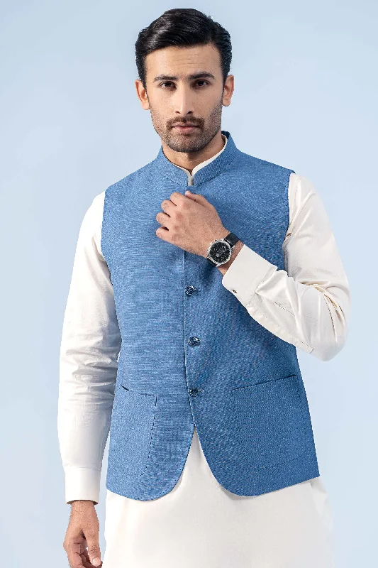 waistcoat-blue-textured