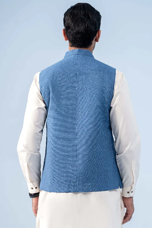 waistcoat-blue-textured