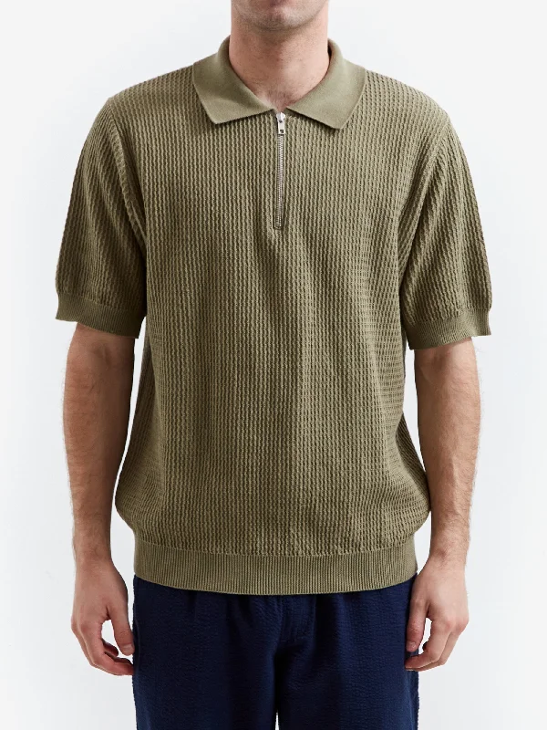 foret-moment-half-zip-knit-dusty-olive