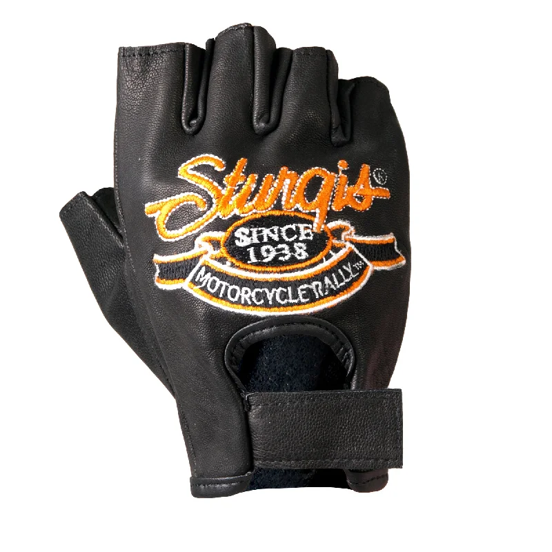 Official Sturgis Motorcycle Rally Fingerless Gloves