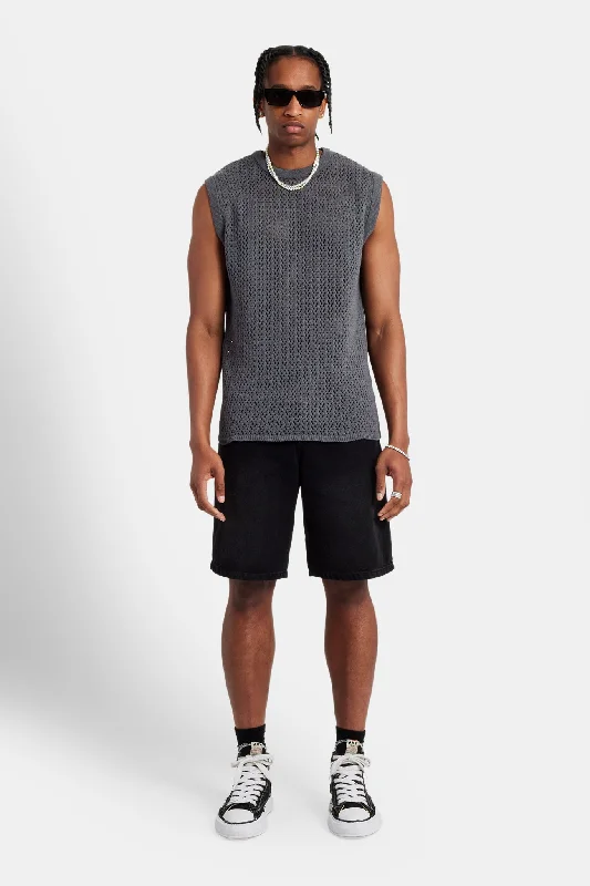 knitted-loose-vest-charcoal