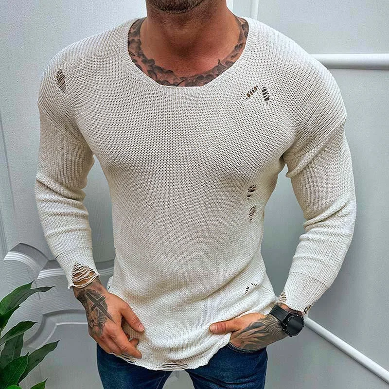 mens-casual-round-neck-thin-long-sleeve-ripped-knitted-sweater-82922545m