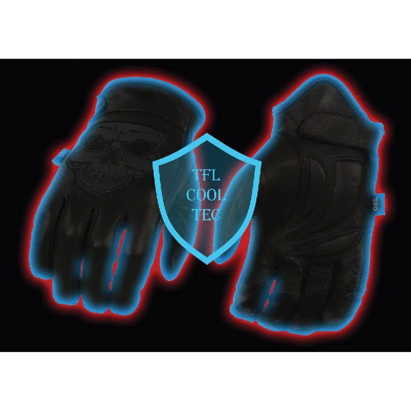 milwaukee-leather-mg7571-men-s-reflective-skull-black-leather-gloves-with-cool-tec-technology