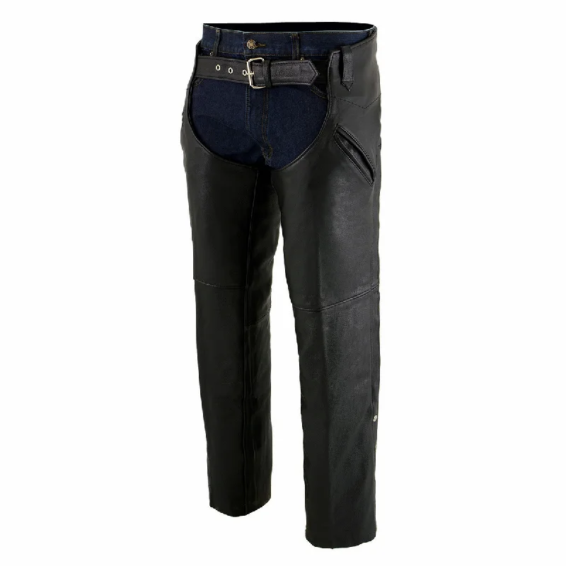 milwaukee-leather-ml1103-mens-black-slash-pocket-chap-with-thermal-liner