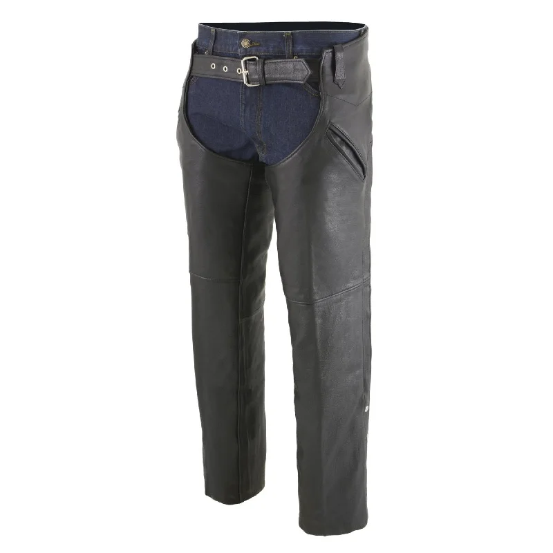 milwaukee-leather-ml1103-mens-black-slash-pocket-chap-with-thermal-liner