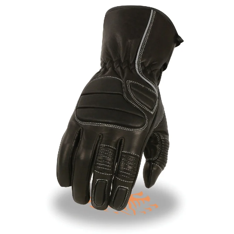 milwaukee-leather-sh607-mens-thermal-lined-padded-back-racing-glove-with-reflective-piping