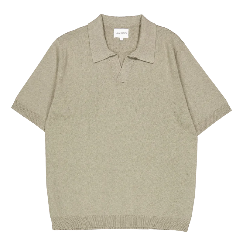 Leif Cotton Linen Polo Clay