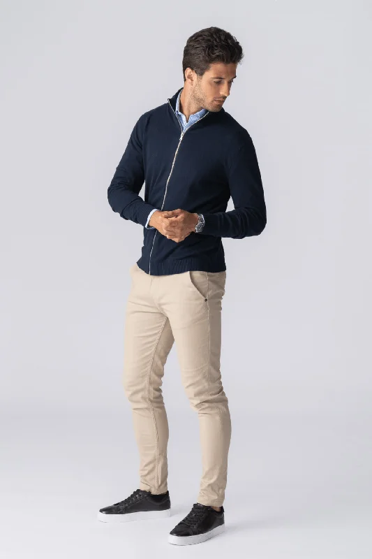 pullover-zip-cardigan-navy