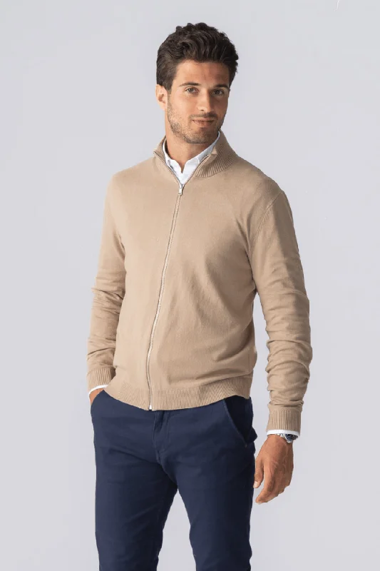 pullover-zip-cardigan-sand