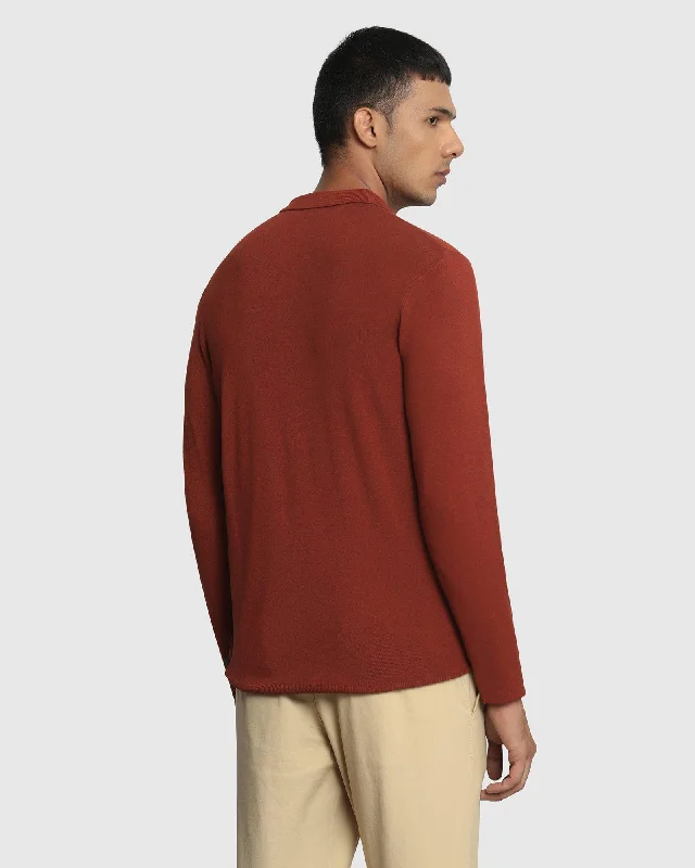 solid-polo-neck-sweater-in-rust-beet