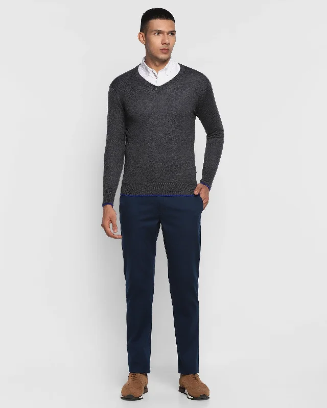 solid-v-neck-sweater-in-charcoal-savior