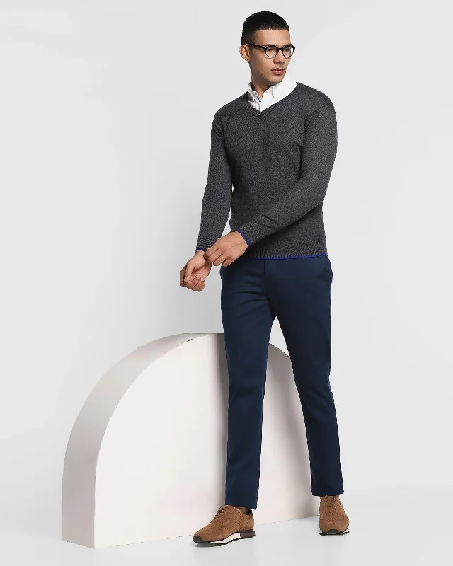 solid-v-neck-sweater-in-charcoal-savior