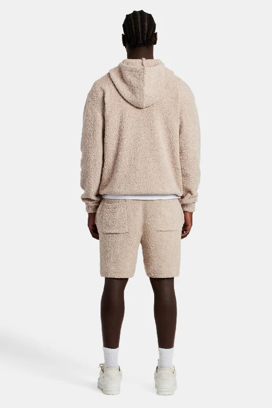 textured-knitted-hooded-short-tracksuit-beige