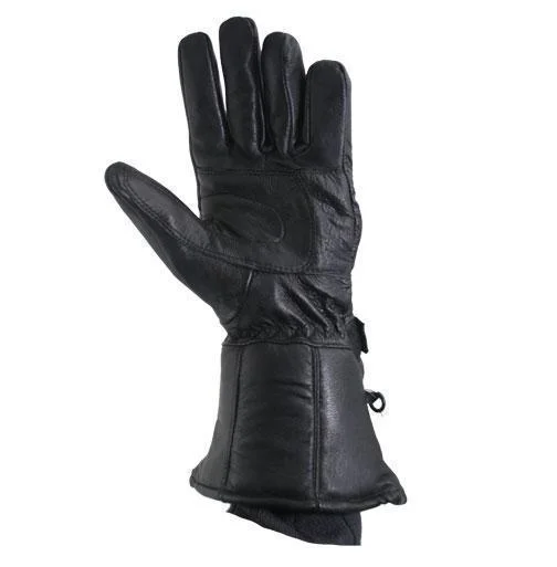 xelement-xg1227-gauntlet-mens-black-leather-gloves-with-rain-cover-and-long-cuff