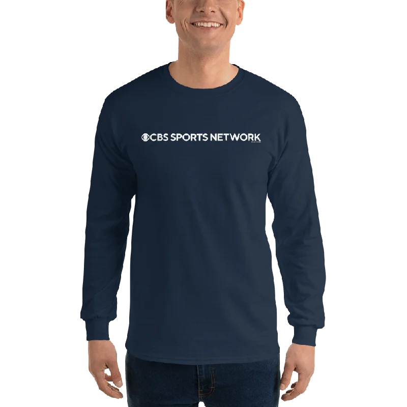 cbs-sports-fantasy-cbs-sports-network-logo-adult-long-sleeve-t-shirt