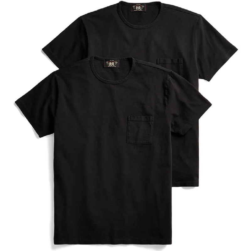 Double RL『GARMENT-DYED POCKET T-SHIRT 2PACK』