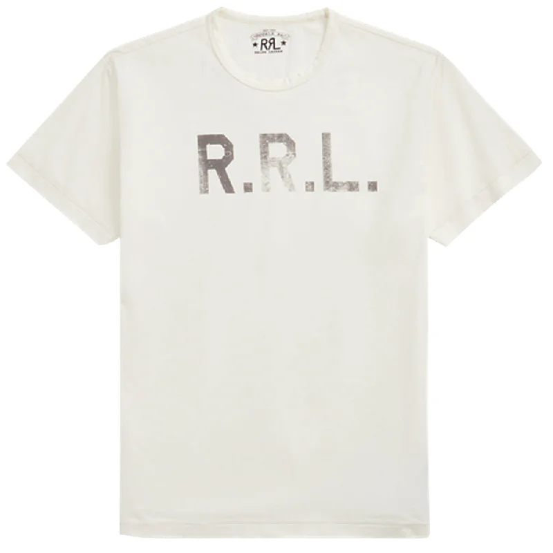 Double RL『LOGO JERSEY T-SHIRT(R.R.L.)』(WHITE)