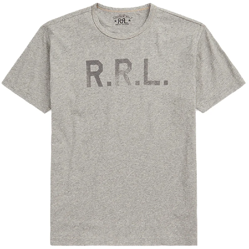 Double RL『LOGO JERSEY T-SHIRT(R.R.L.)』(GREY)