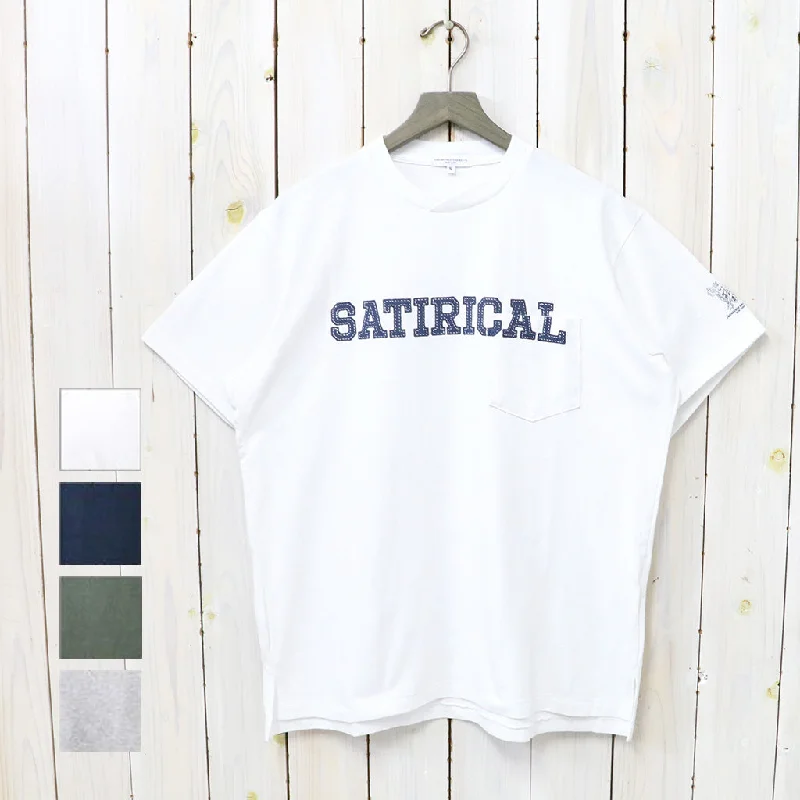 【SALE30%OFF】ENGINEERED GARMENTS『Printed Cross Crew Neck T-shirt-Satirical』