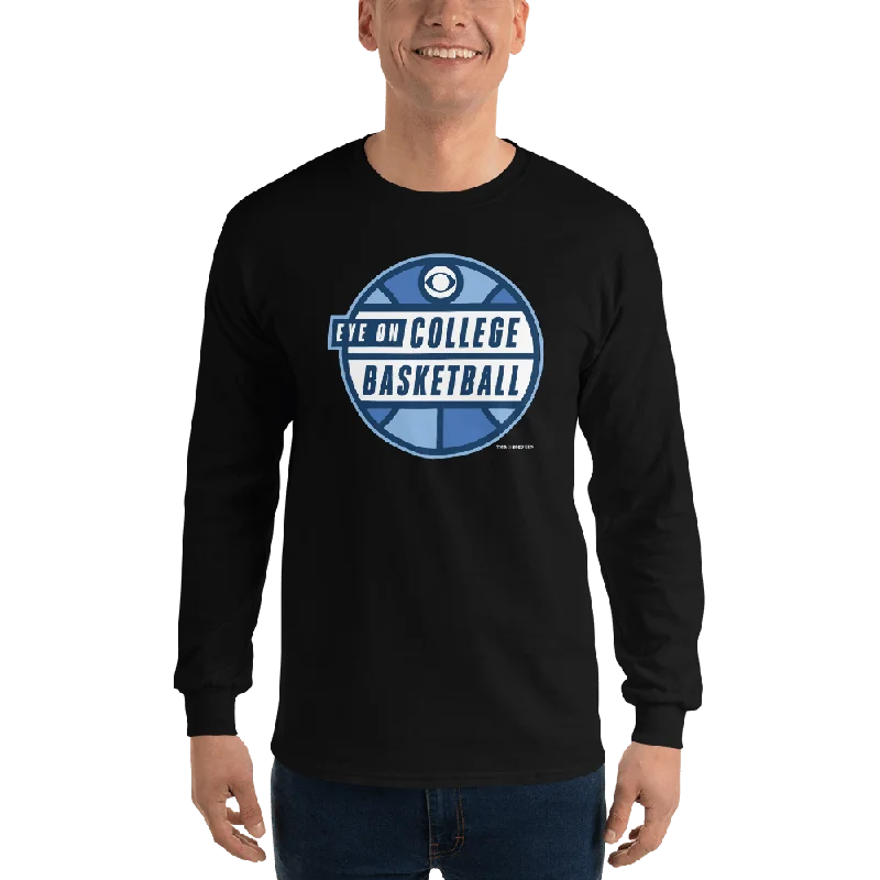 eye-on-college-basketball-eye-on-college-basketball-podcast-logo-adult-long-sleeve-t-shirt