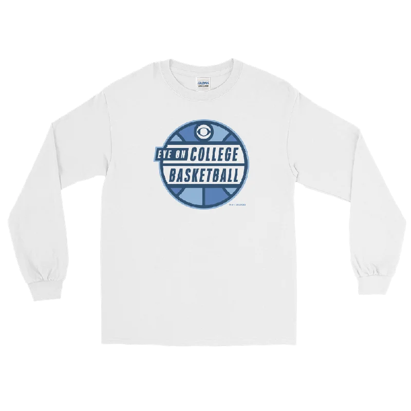 eye-on-college-basketball-eye-on-college-basketball-podcast-logo-adult-long-sleeve-t-shirt